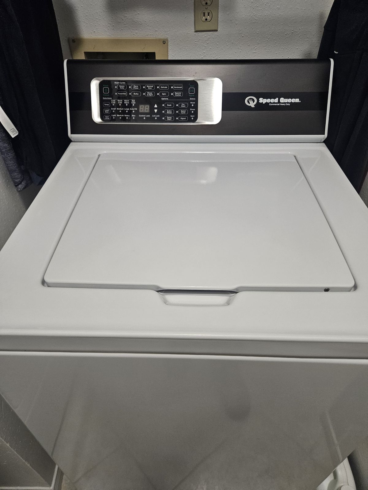 Top-load washer after repair
